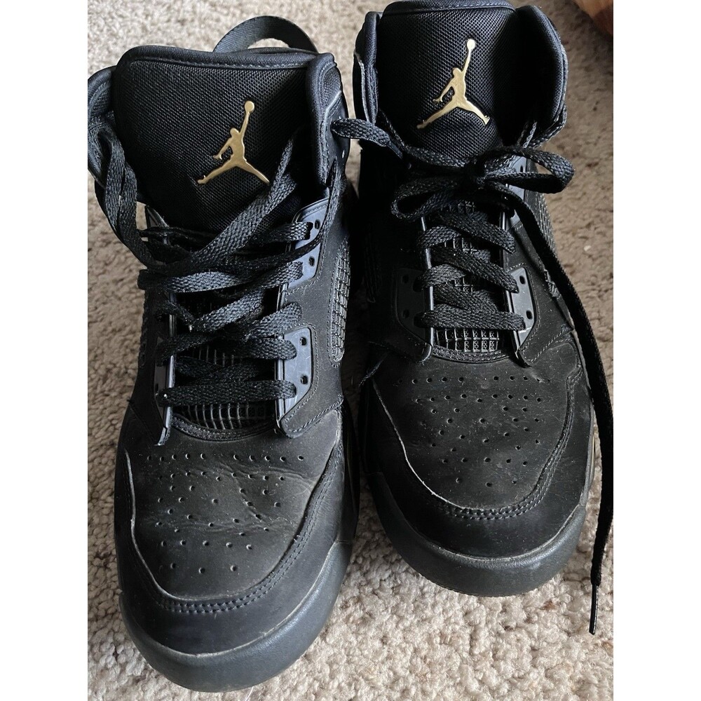 Nike Air Jordan Mars 270 Size Men’s 10 CD7070-007 Gold Patent Black BBall Shoes - Picture 5 of 9